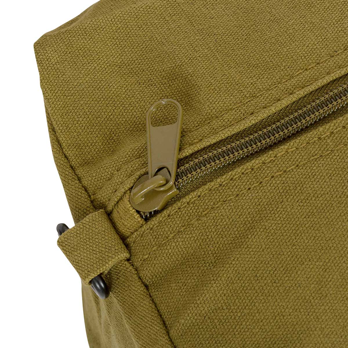 45cm olive highlander heavy duty canvas tool bag with zip closure