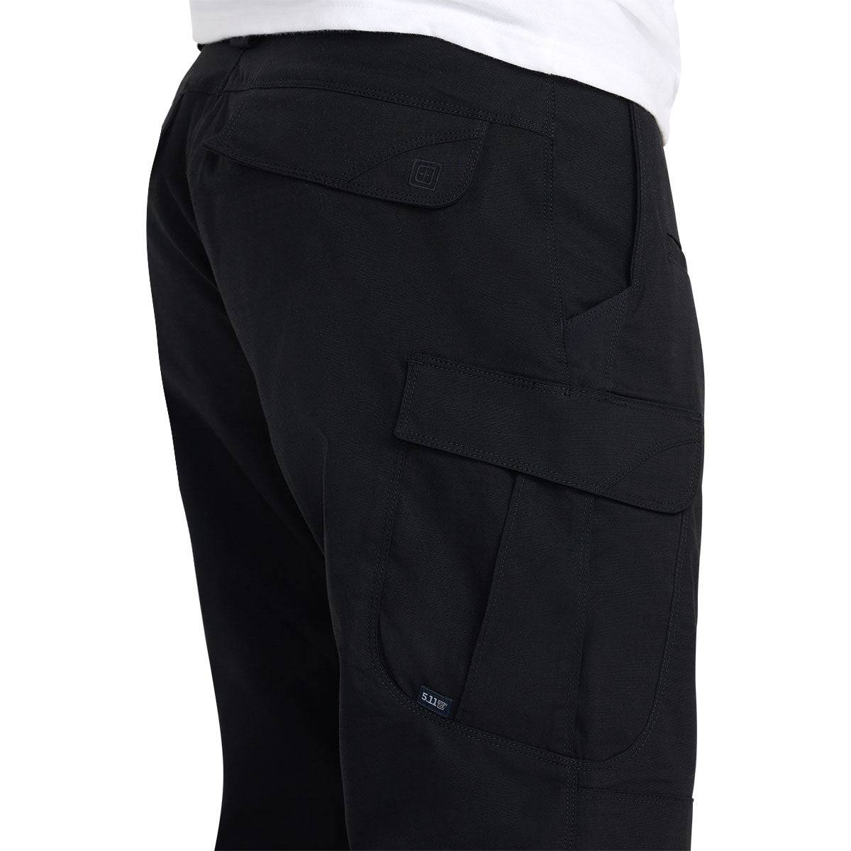 5.11 stryke black trousers with velcro closure
