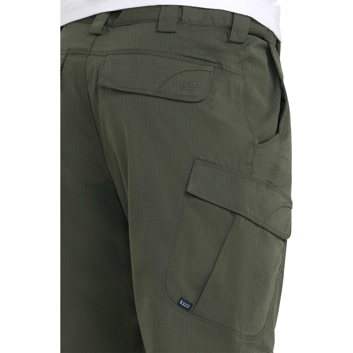 5.11 tactical tdu green stryke pants with velcro closure
