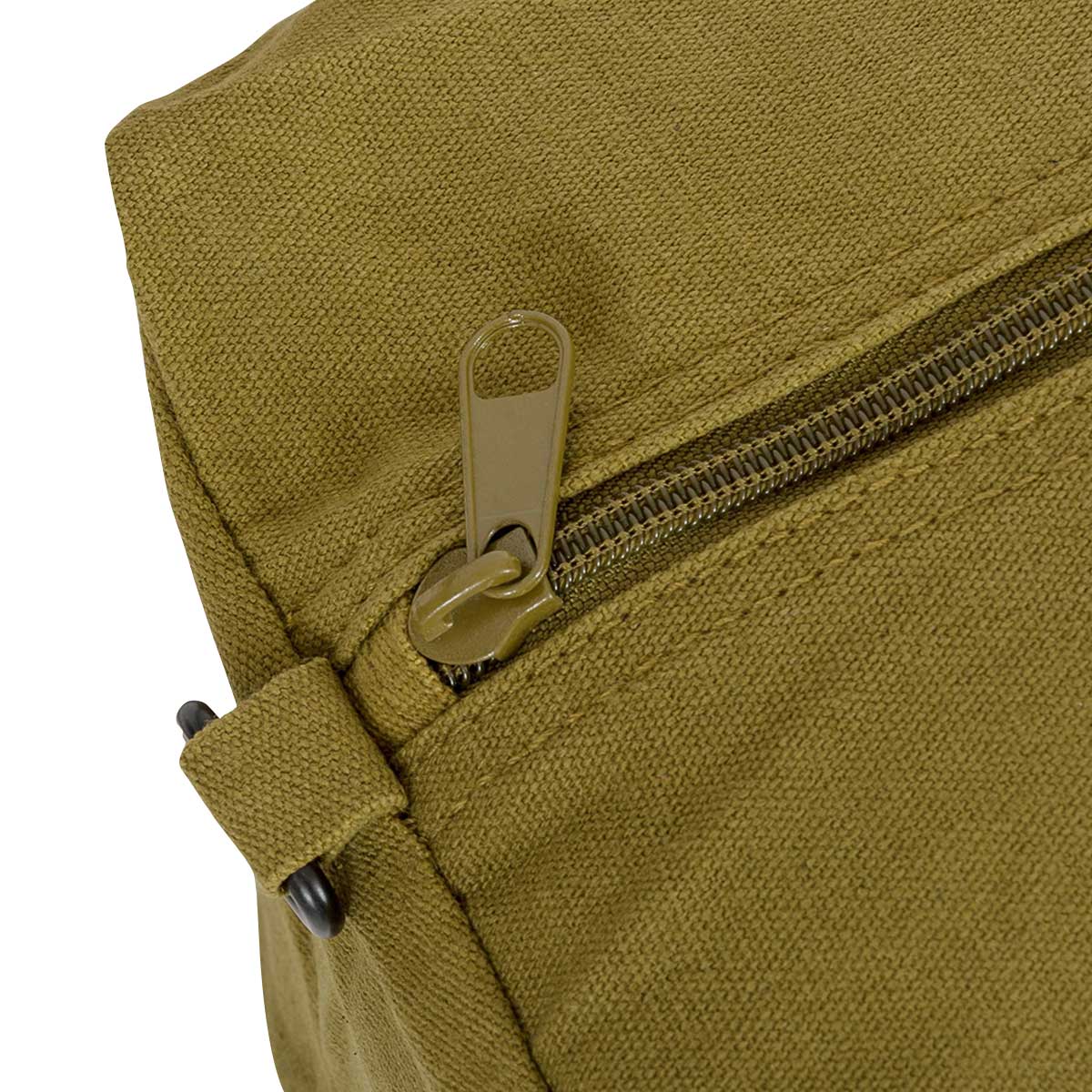 75cm olive highlander heavy duty canvas tool bag with zip closure