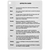 a6 effects double sided plastic battle slate card