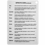 a6 effects plastic battle slate card reverse side