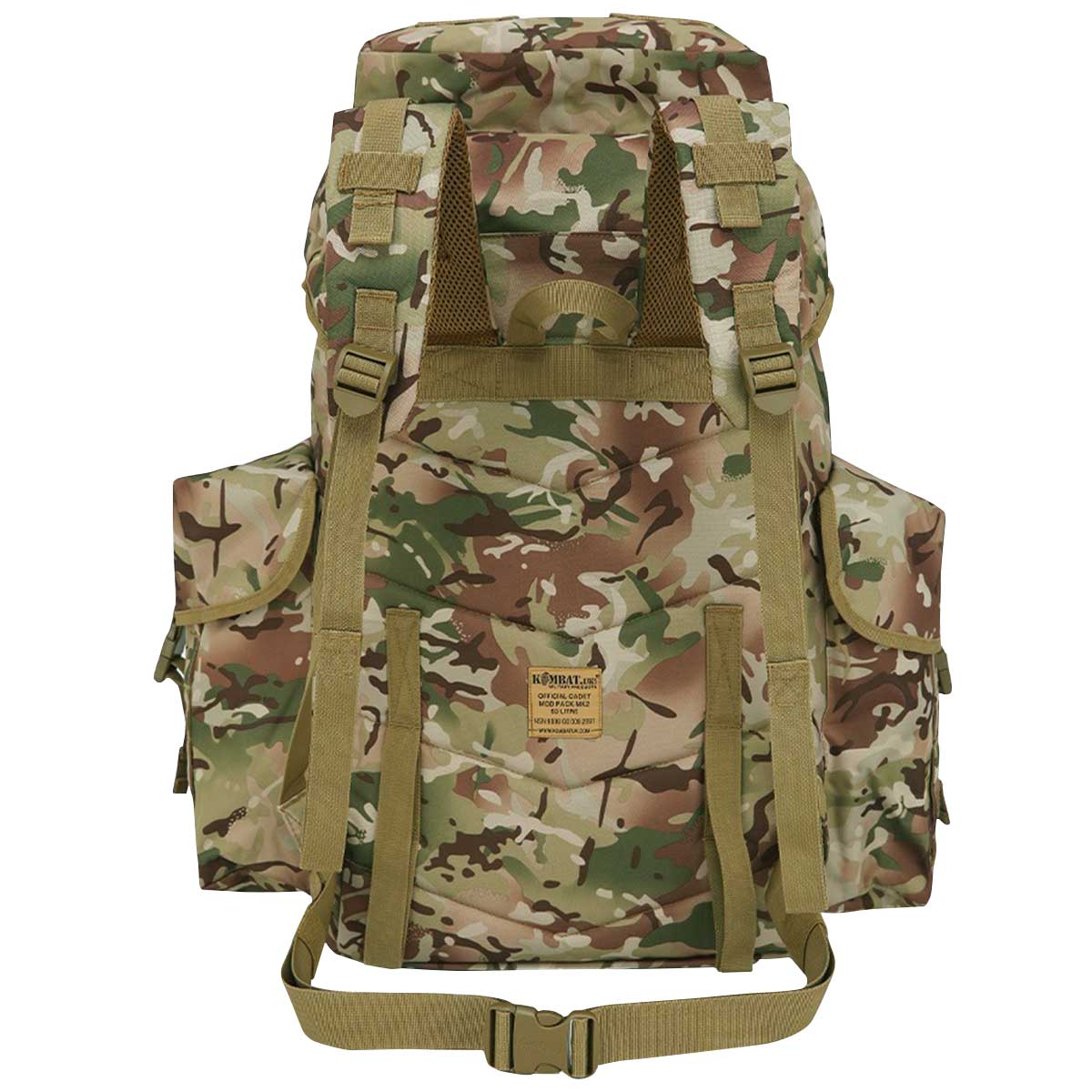 airflow padded back of kombat official camo cadet mod pack mk2 50l