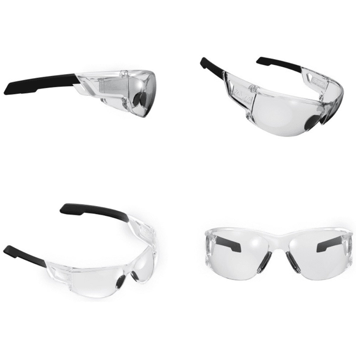 all angles of mechanix type n clear lens ballistic safety glasses