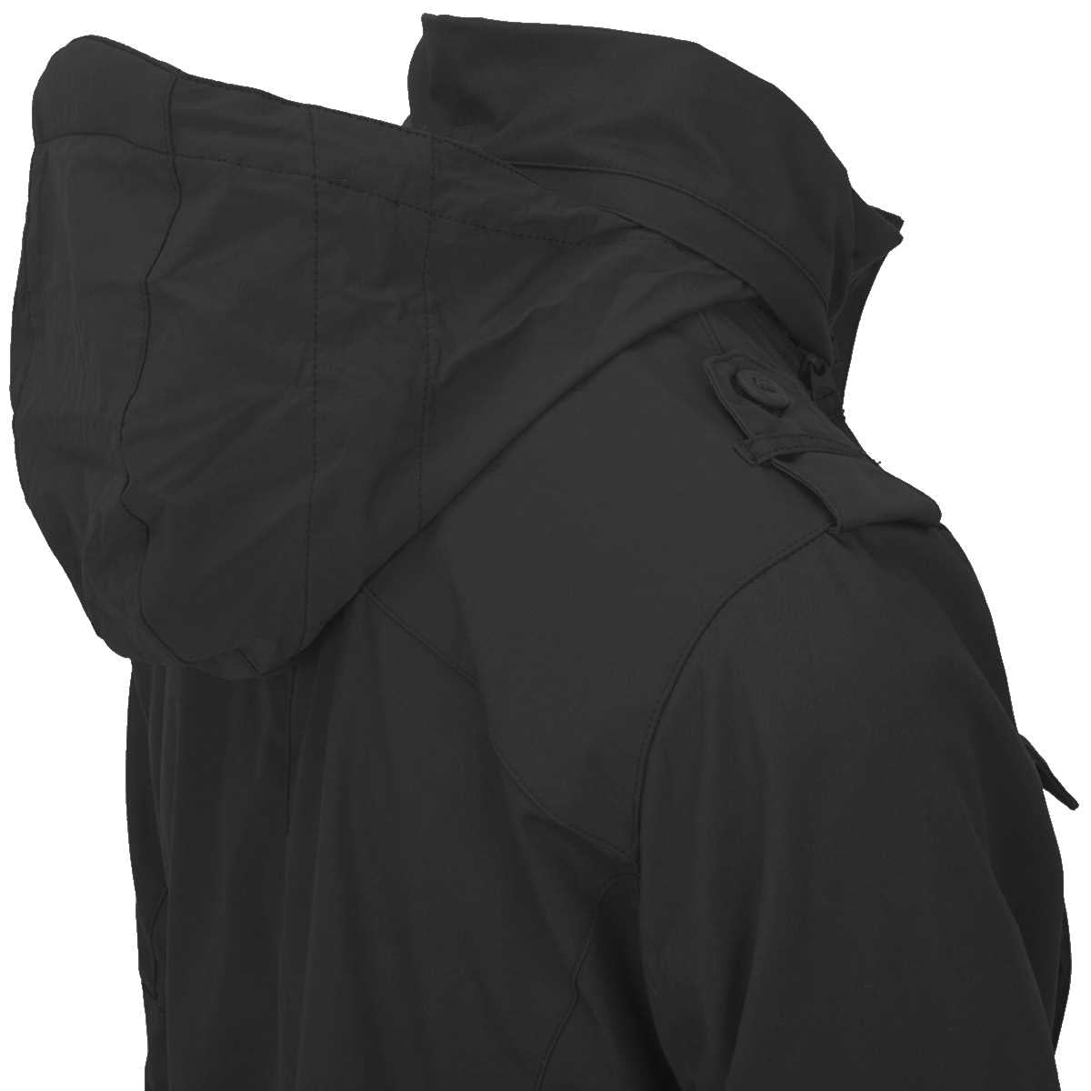 ash grey helikon m65 jacket with softshell adjustable hood