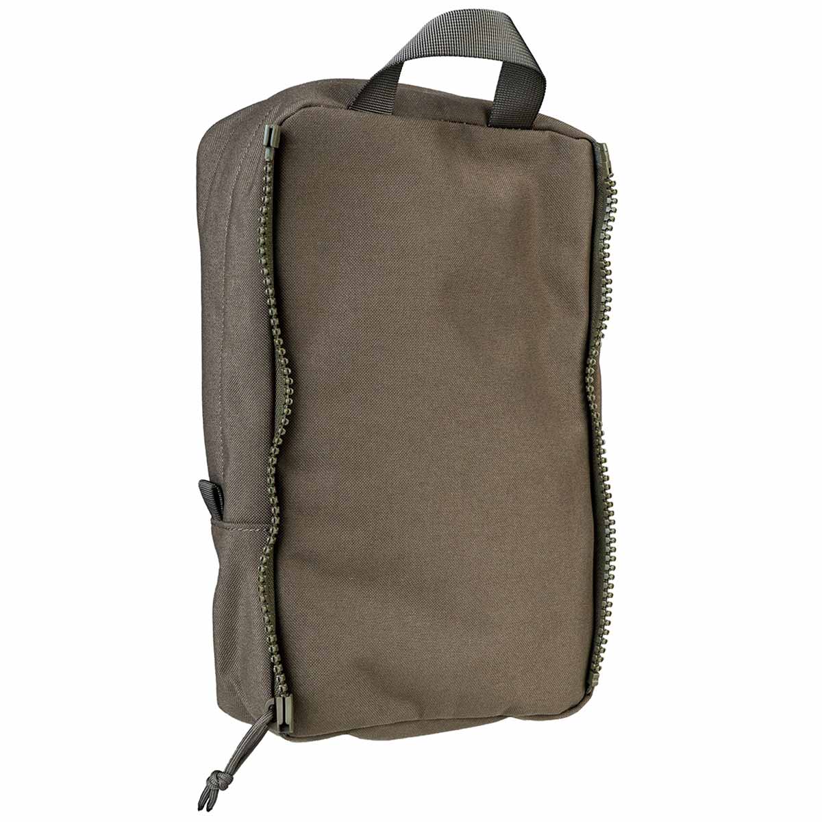 back of side pouch highlander pinnacle rucksack 90l ranger green