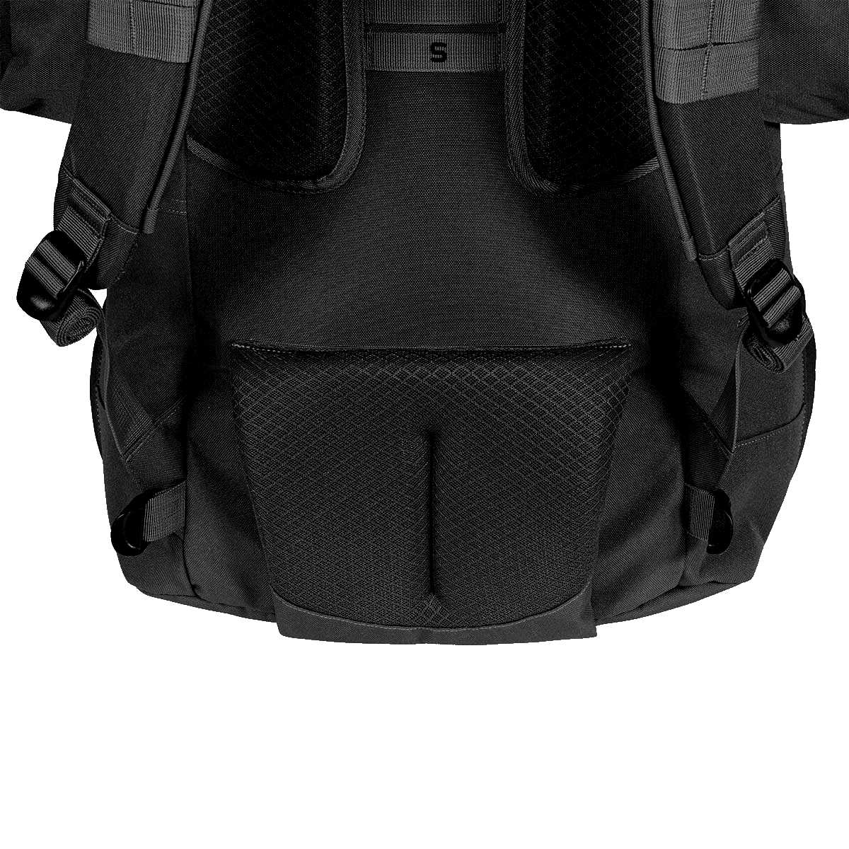 back support on highlander forces elite pack 88l black