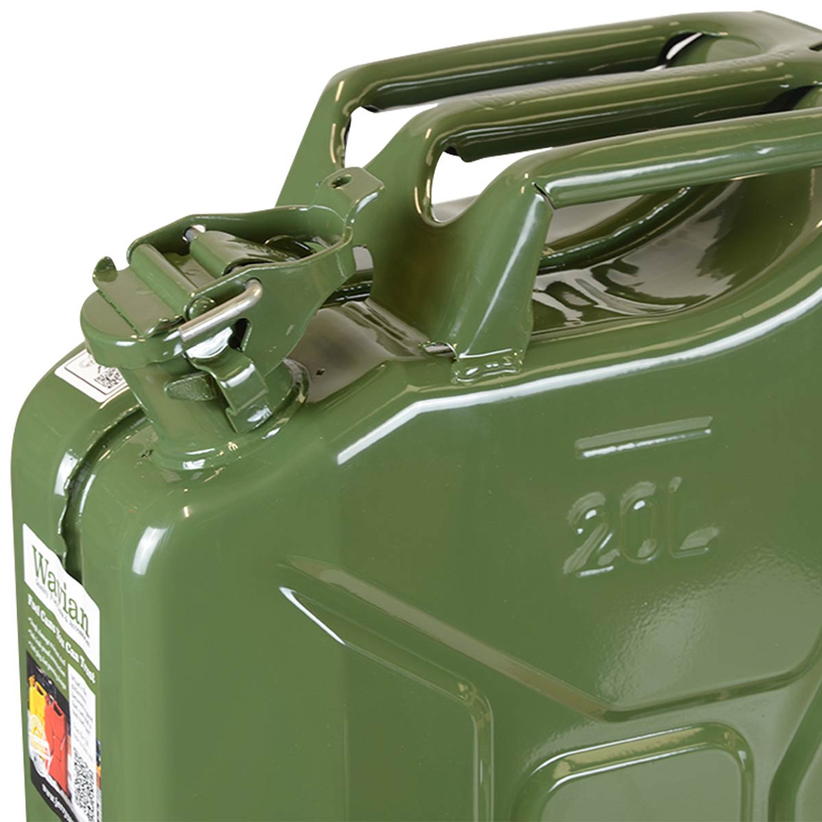 bayonet closure of khaki green 20l wavian jerry can