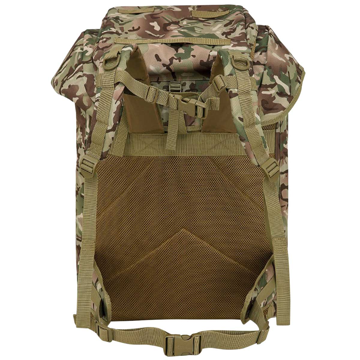 breathable padded rear of kombat btp camo airborne bergen 100l