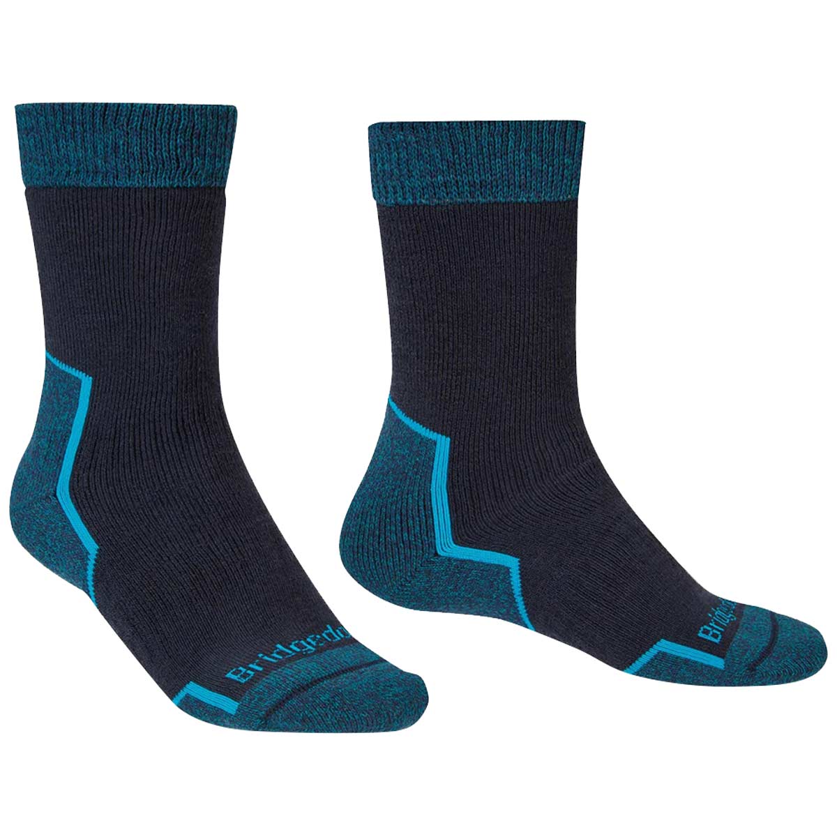 bridgedale mens explorer heavyweight merino comfort boot sock navy