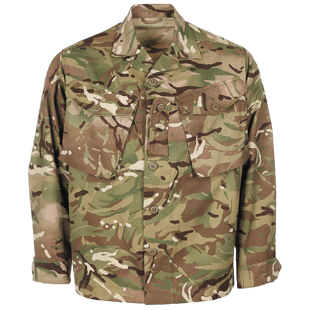 british army mtp camo barrack combat shirt used