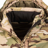 brushed polyester neck warmer of snugpak spearhead multicam jacket