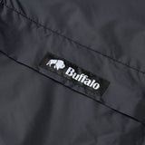 buffalo logo on map pocket on black special 6 shirt