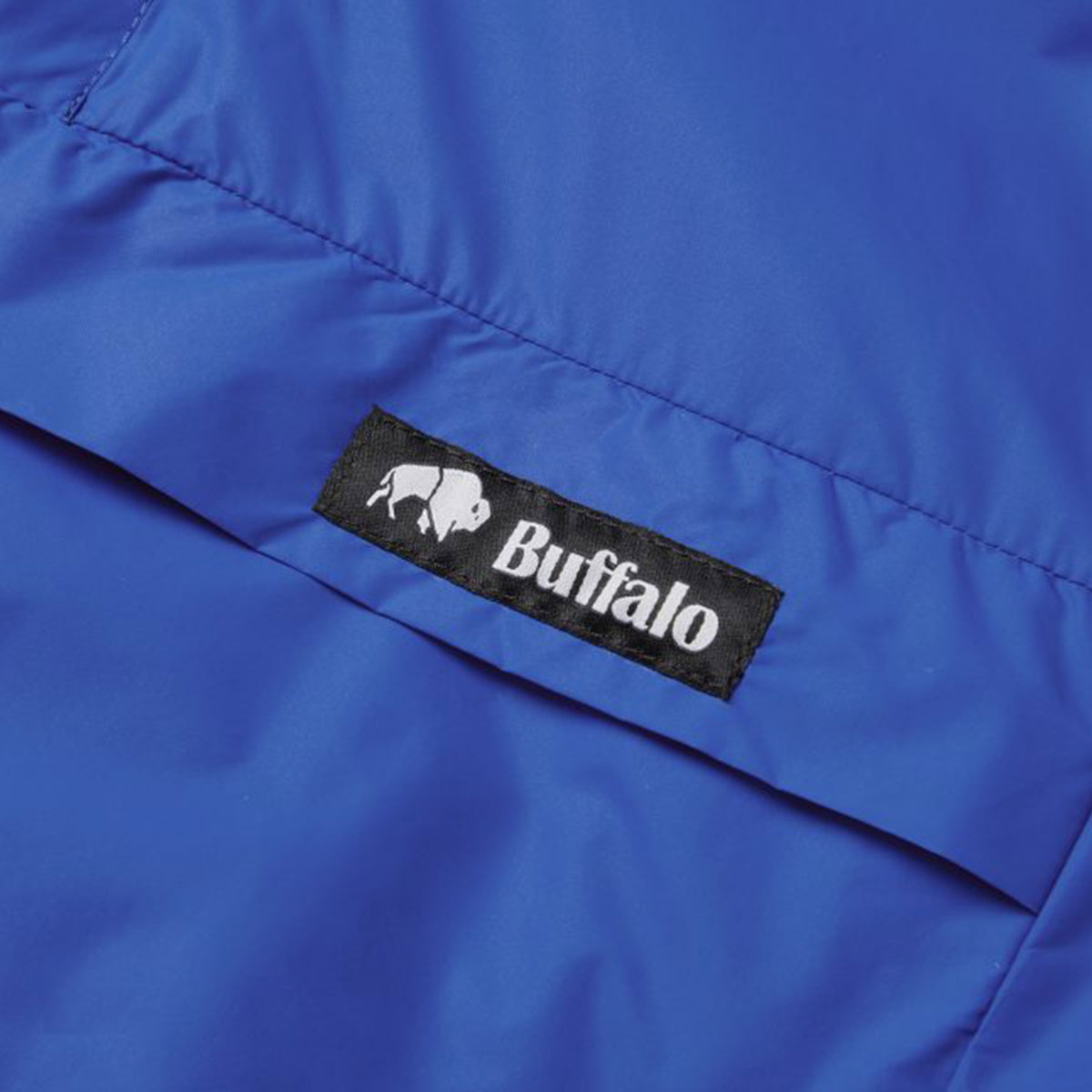 buffalo logo on systems mountain shirt royal blue