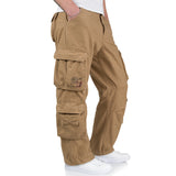 cargo pockets on beige surplus airborne vintage trousers