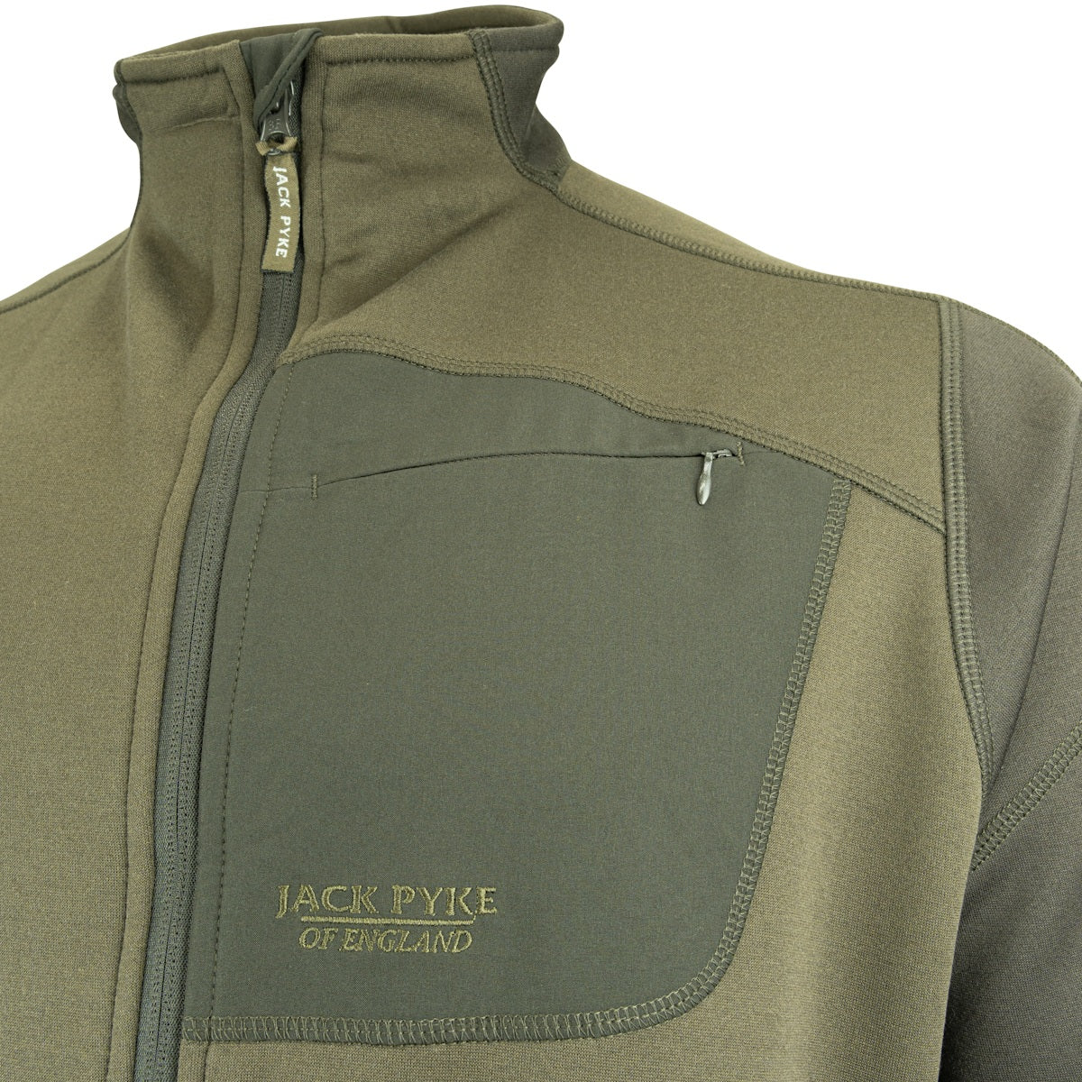 chest pocket on jack pyke jacket ashcombe technical fleece