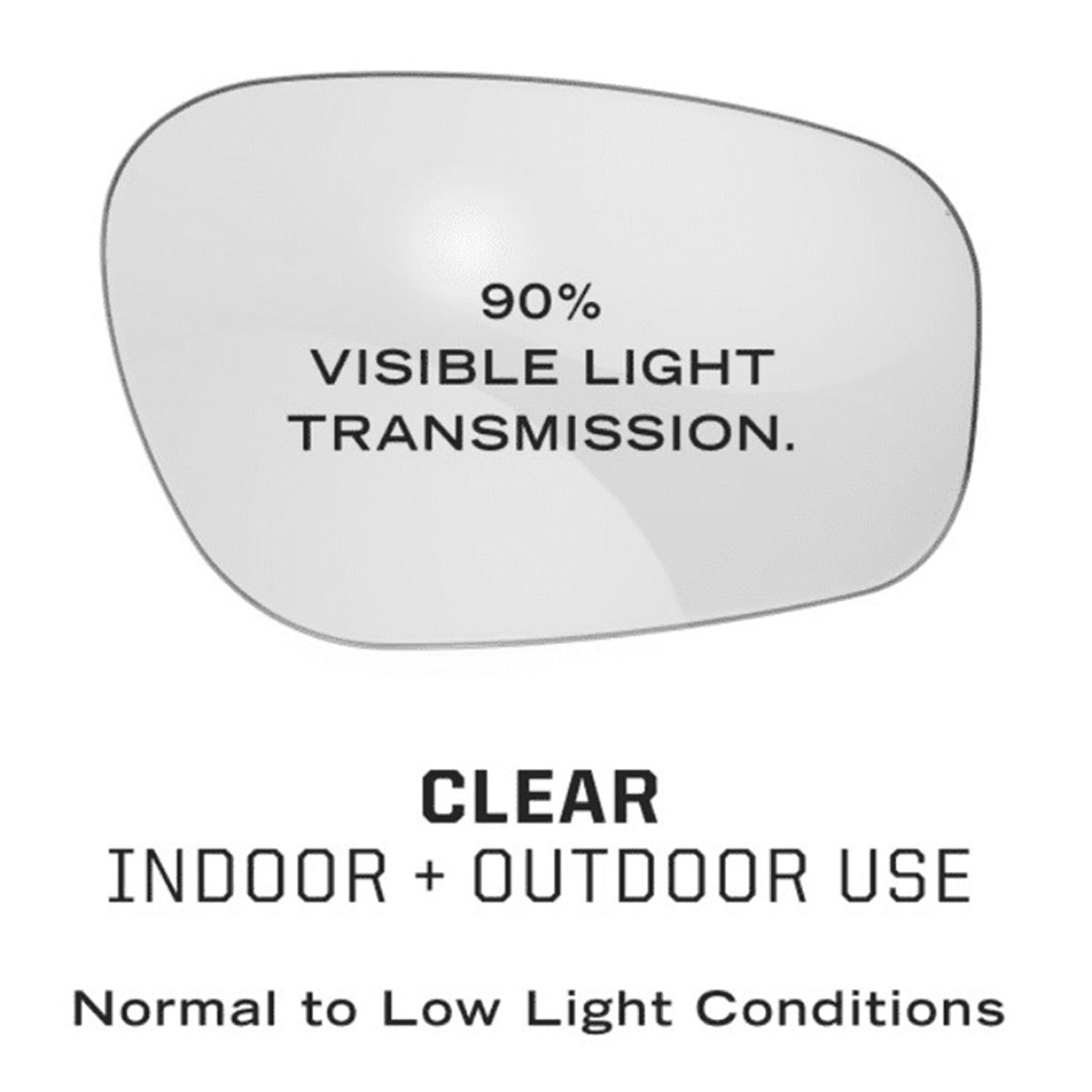 clear lens normal to low light mechanix type n safety glasses
