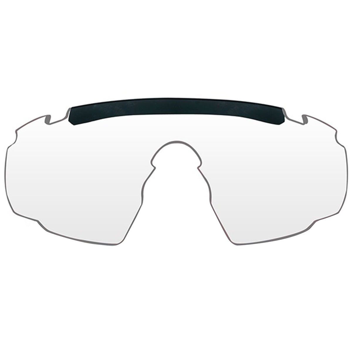 clear lens of wiley x saber advanced glasses