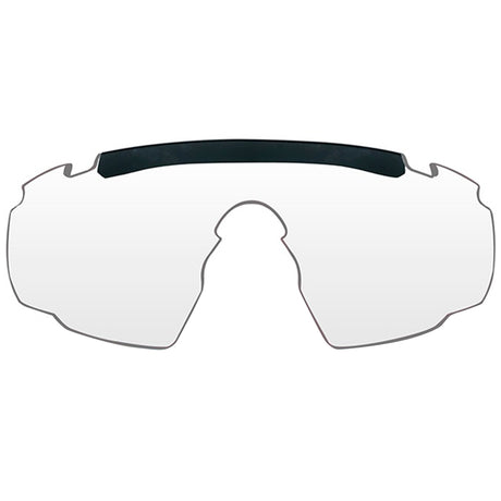 clear lens of wiley x saber advanced glasses