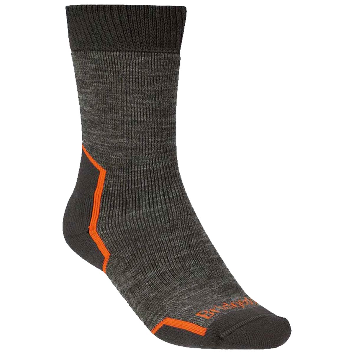 close up bridgedale mens explorer heavyweight merino comfort boot sock anthracite