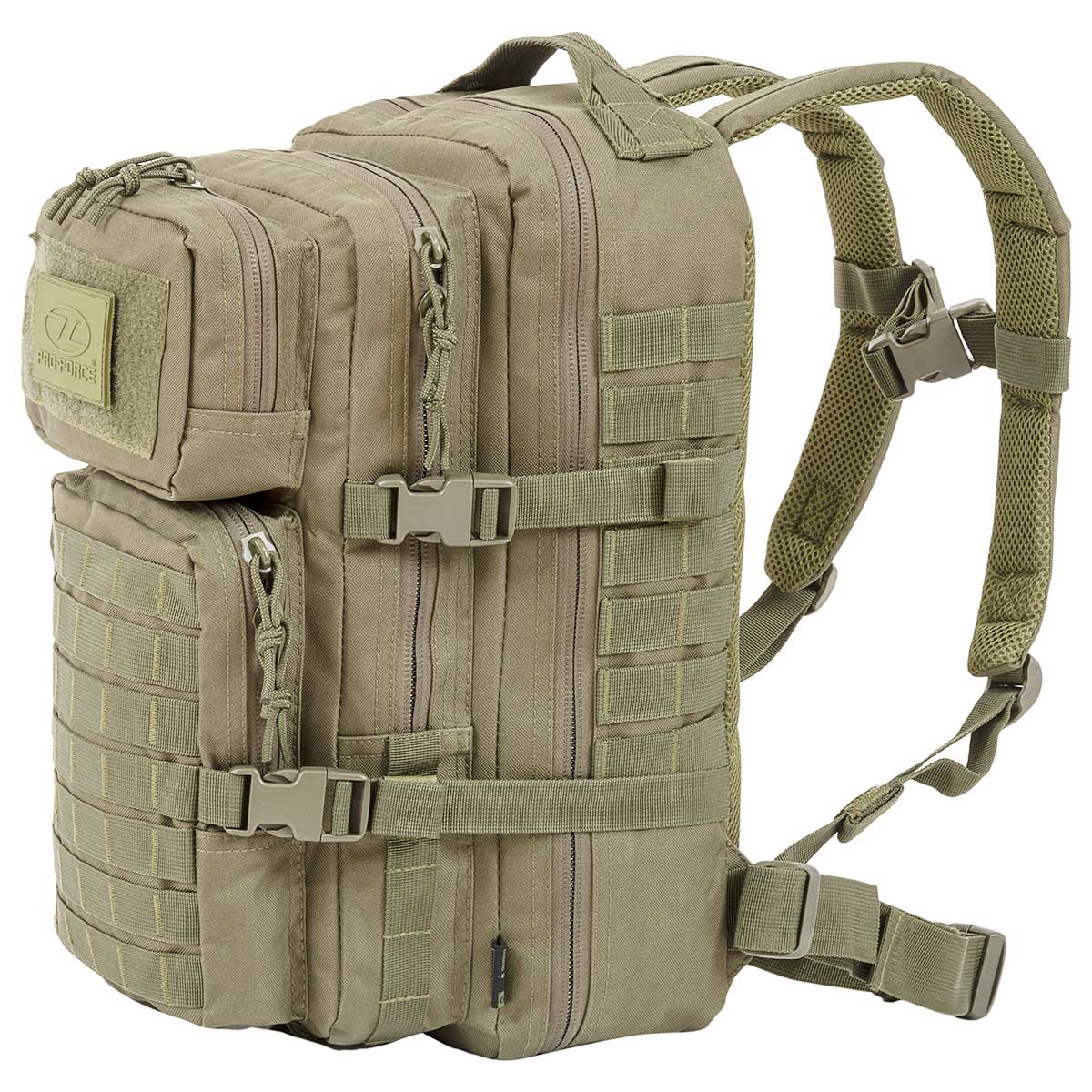 compression straps on highlander 28l ranger green recon pack