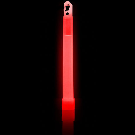 cyalume military chemlight red illuminated 12 hour 6 inch