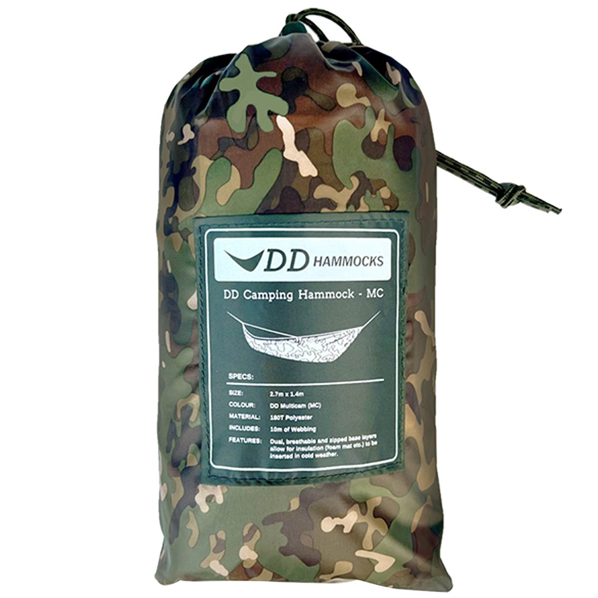 dd hammocks camping hammock multicam stuff sack
