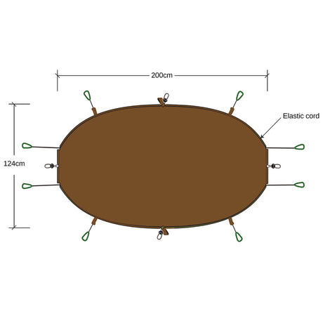 dd hammocks coyote brown underblanket dimensions
