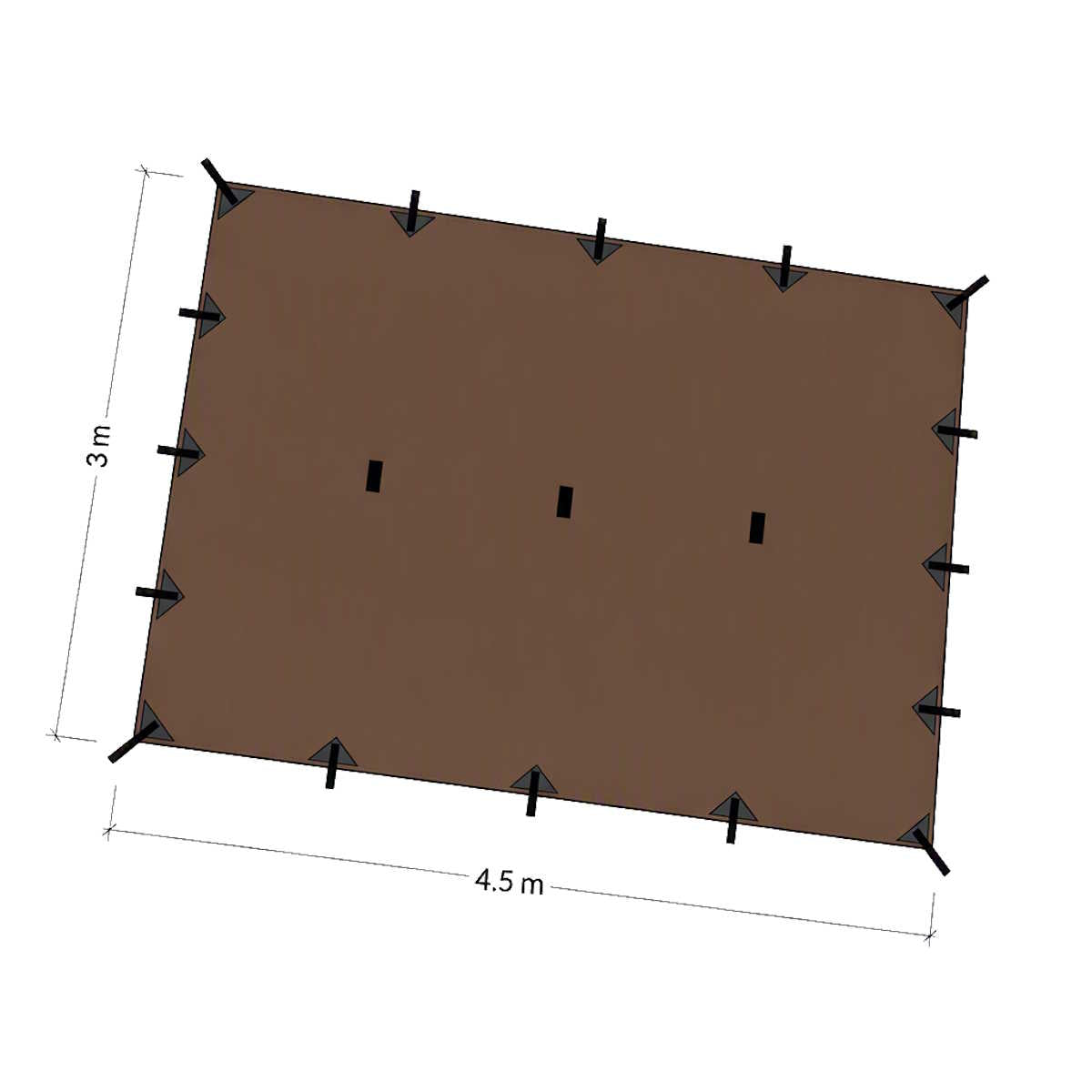 dd tarp xl coyote dimensions