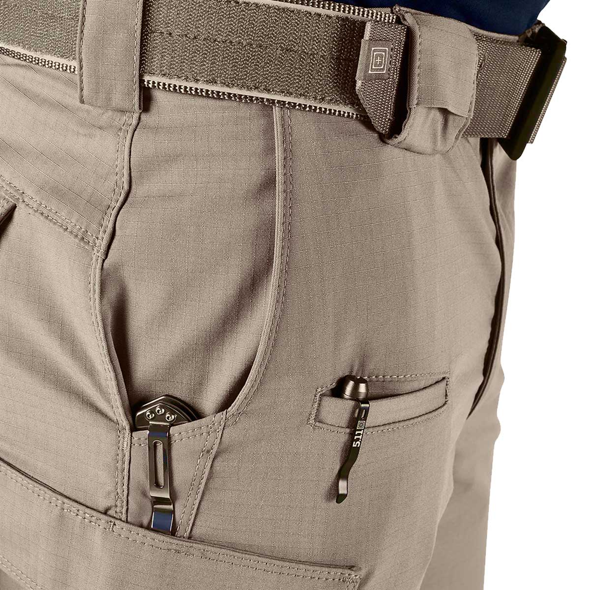 edc pockets on 5.11 tactical khaki stryke pants