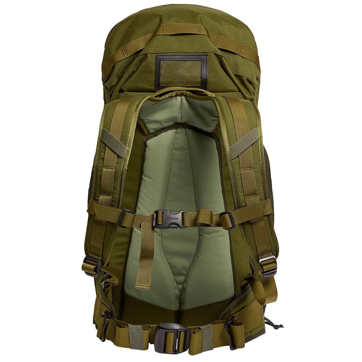 flow back system of green berghaus mmps centurio iii 45 litre rucksack