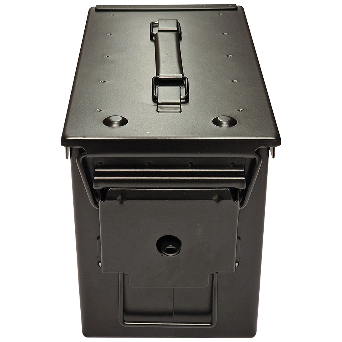 folding clasp closure of nato m2A1 50 cal black ammo box