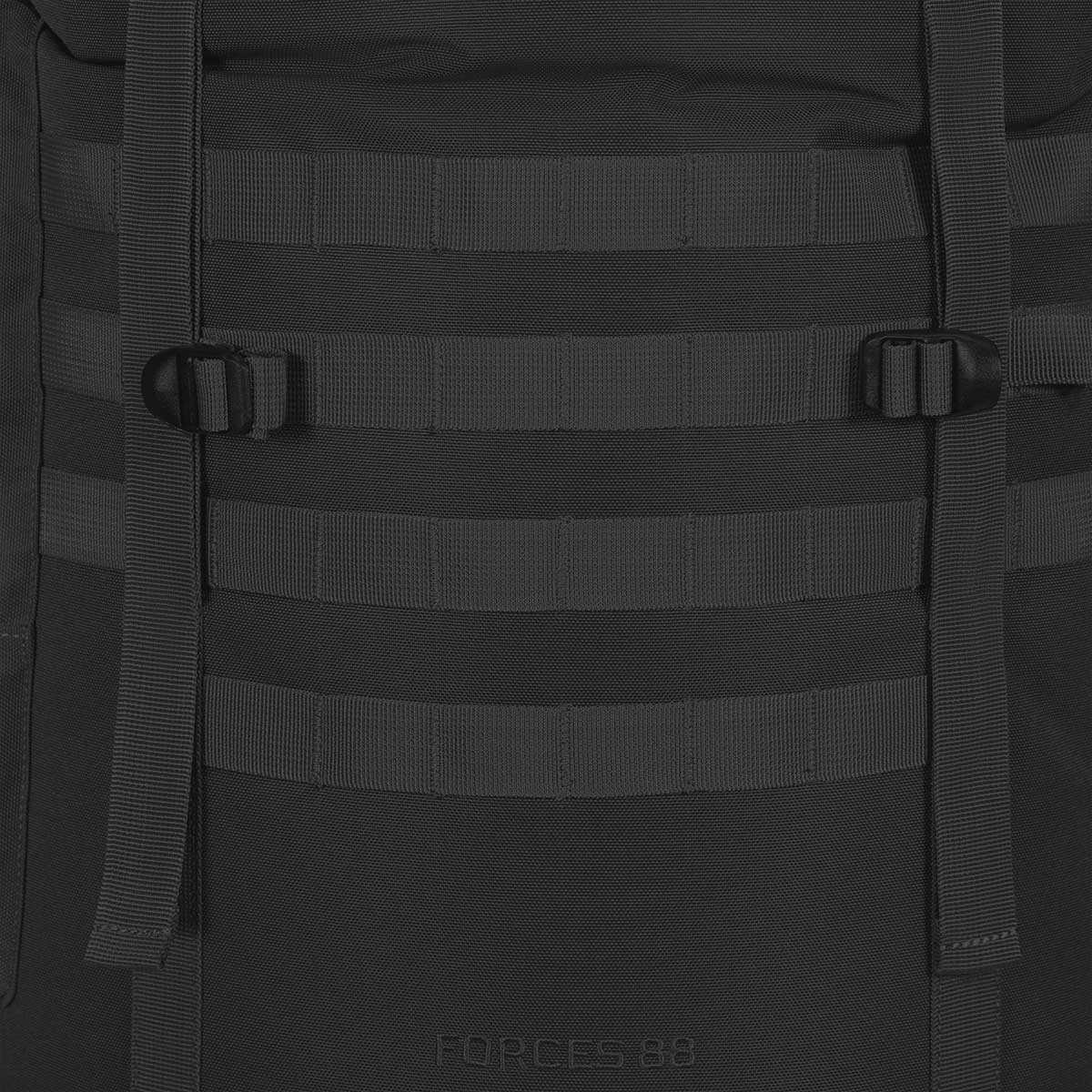 front molle loops on 88l highlander black forces elite pack