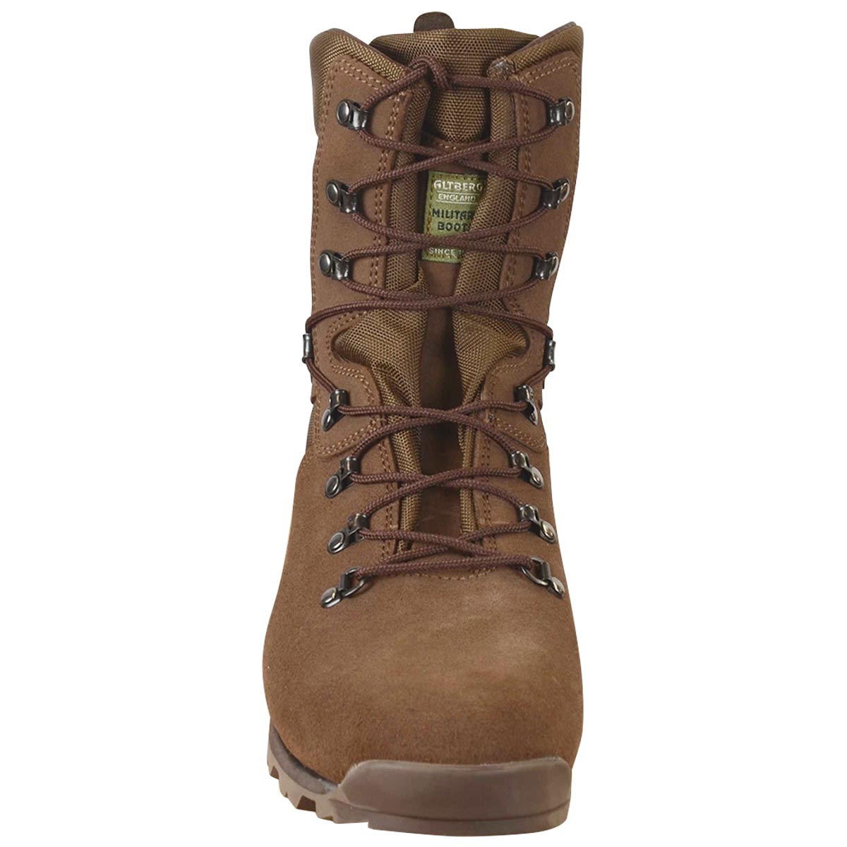 front of brown altberg desert tabbing sf mk3 boots