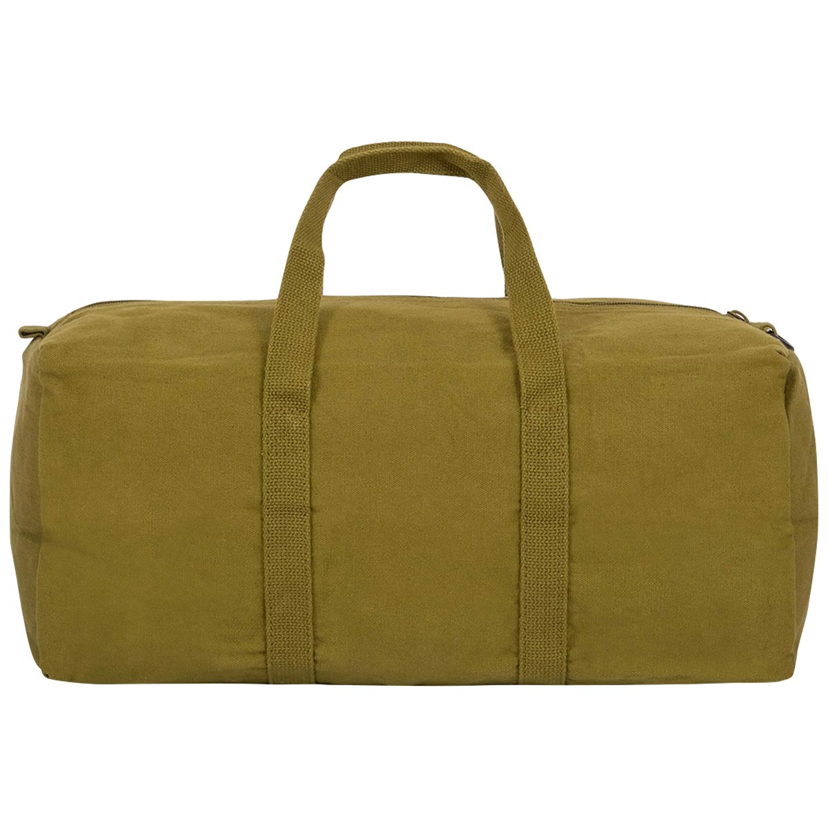 front view of 45cm highlander olive heavy duty canvas tool bag