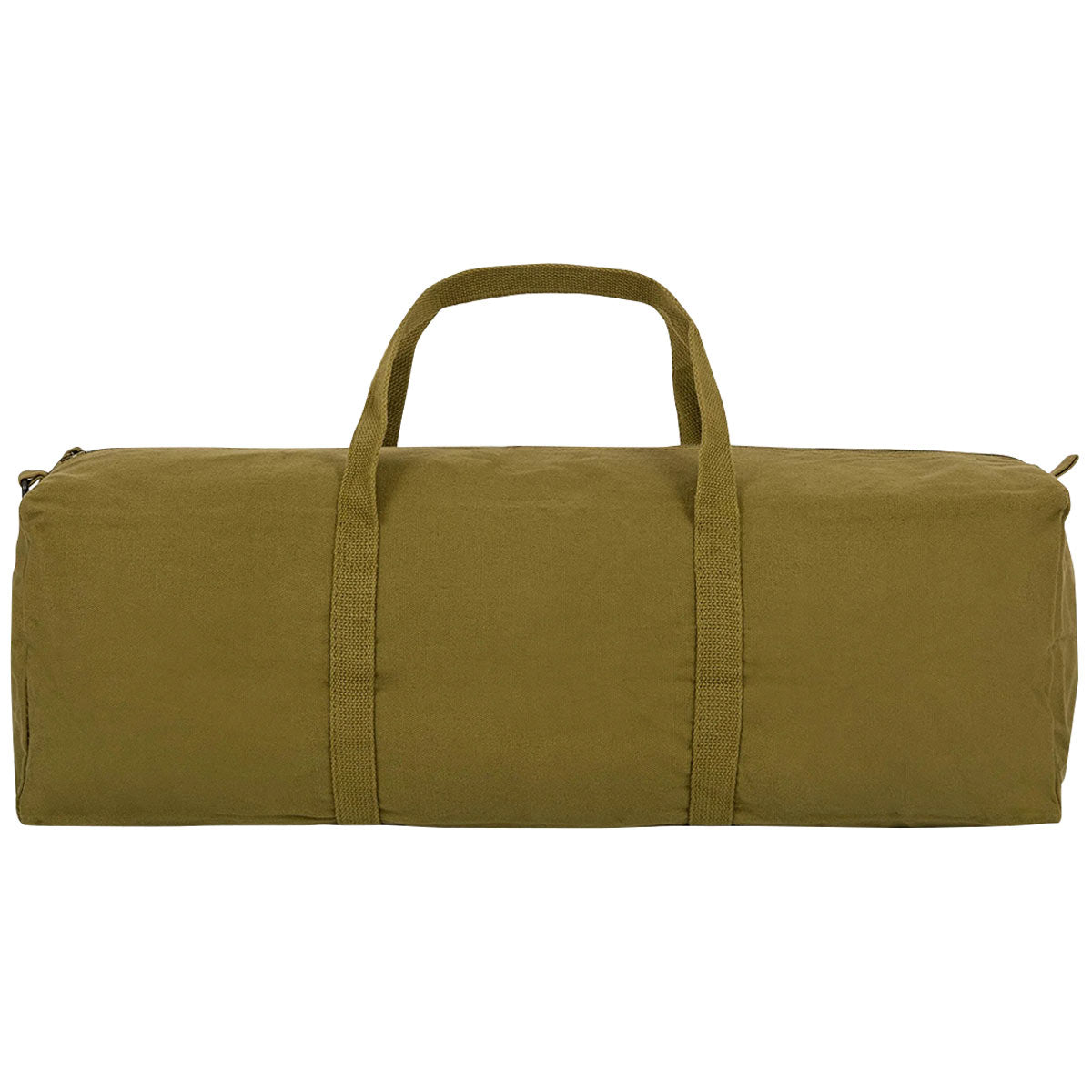 front view of 61cm highlander olive heavy duty canvas tool bag