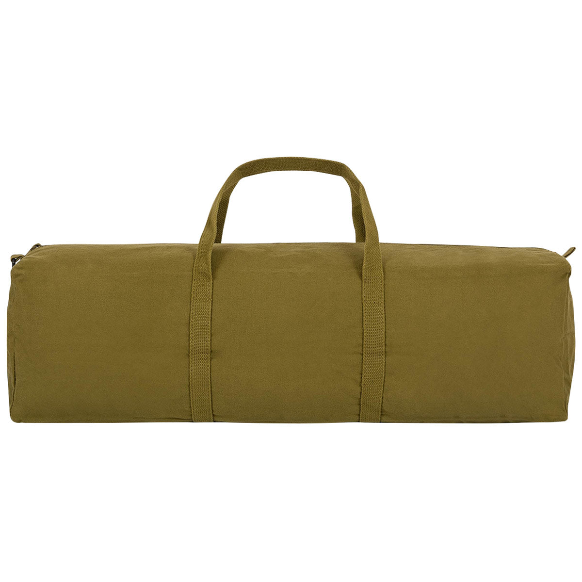 front view of 75cm highlander olive heavy duty canvas tool bag