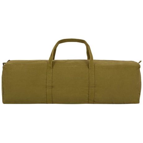 front view of 75cm highlander olive heavy duty canvas tool bag