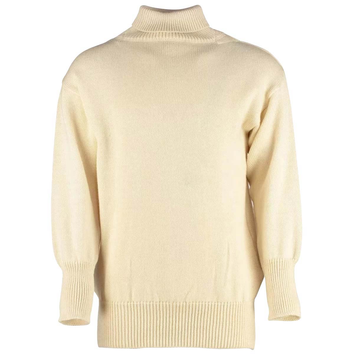 front view of ecru royal navy submariner jumper