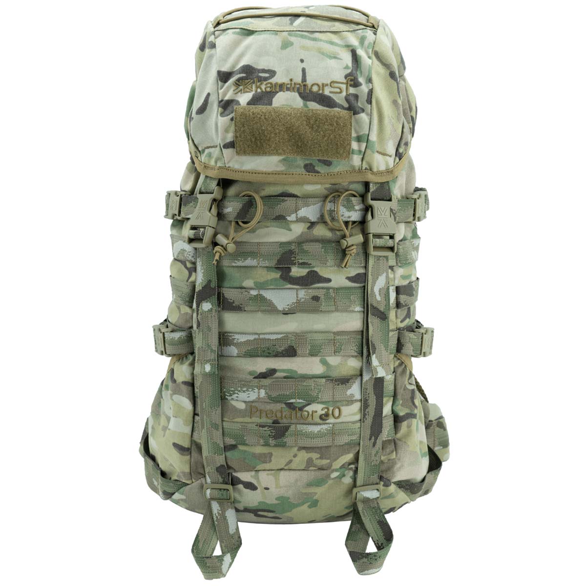 front view of karrimor sf multicam predator 30l daysack