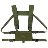 front view of viper buckle up green utility rig