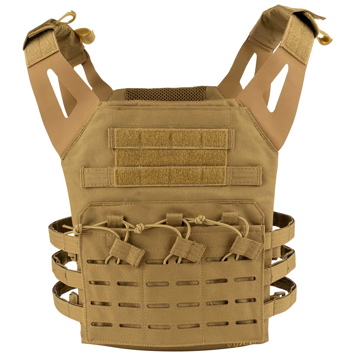 front view of viper special ops coyote plate carrier