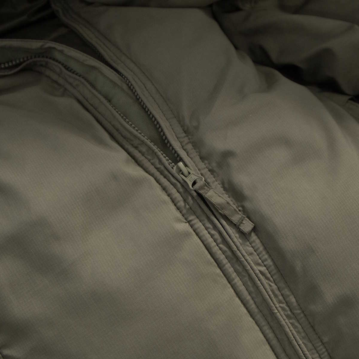 full zipped insulated carinthia 5.0 lig olive green jacket