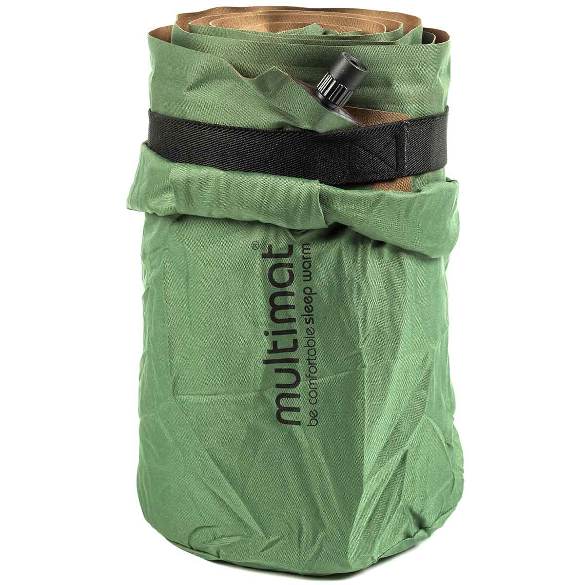 green coyote stuff sack of multimat trekker self inflating 25 self camping mat