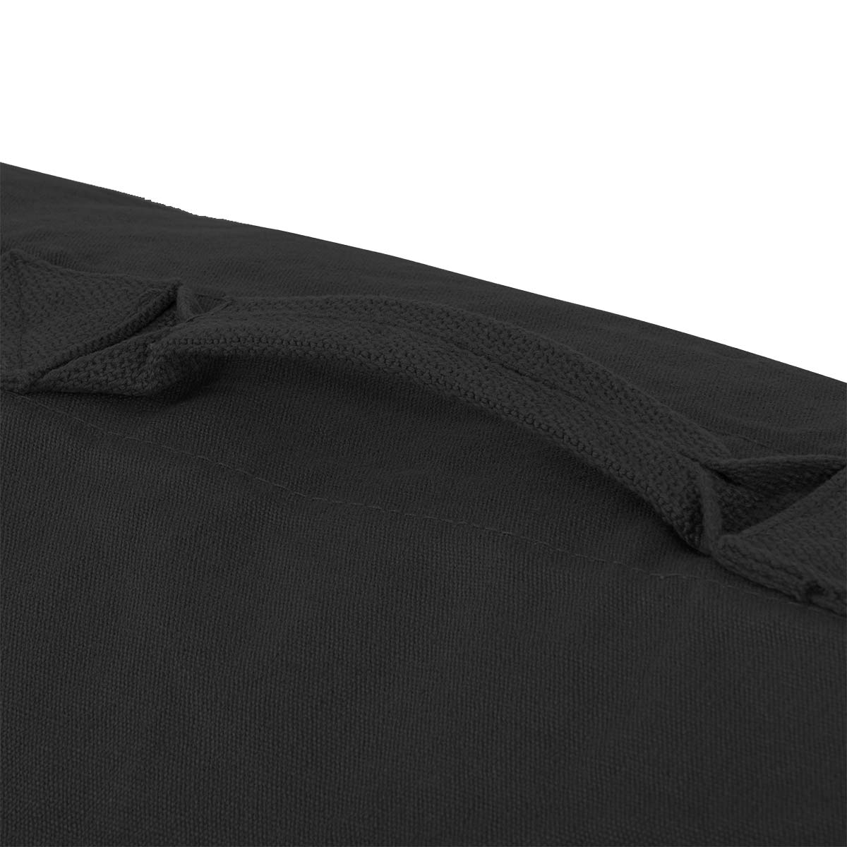 handle on highlander black heavyweight canvas kit bag 12 inch