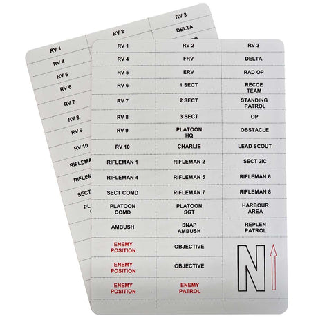 heavy duty lightweight plastic model kit cards