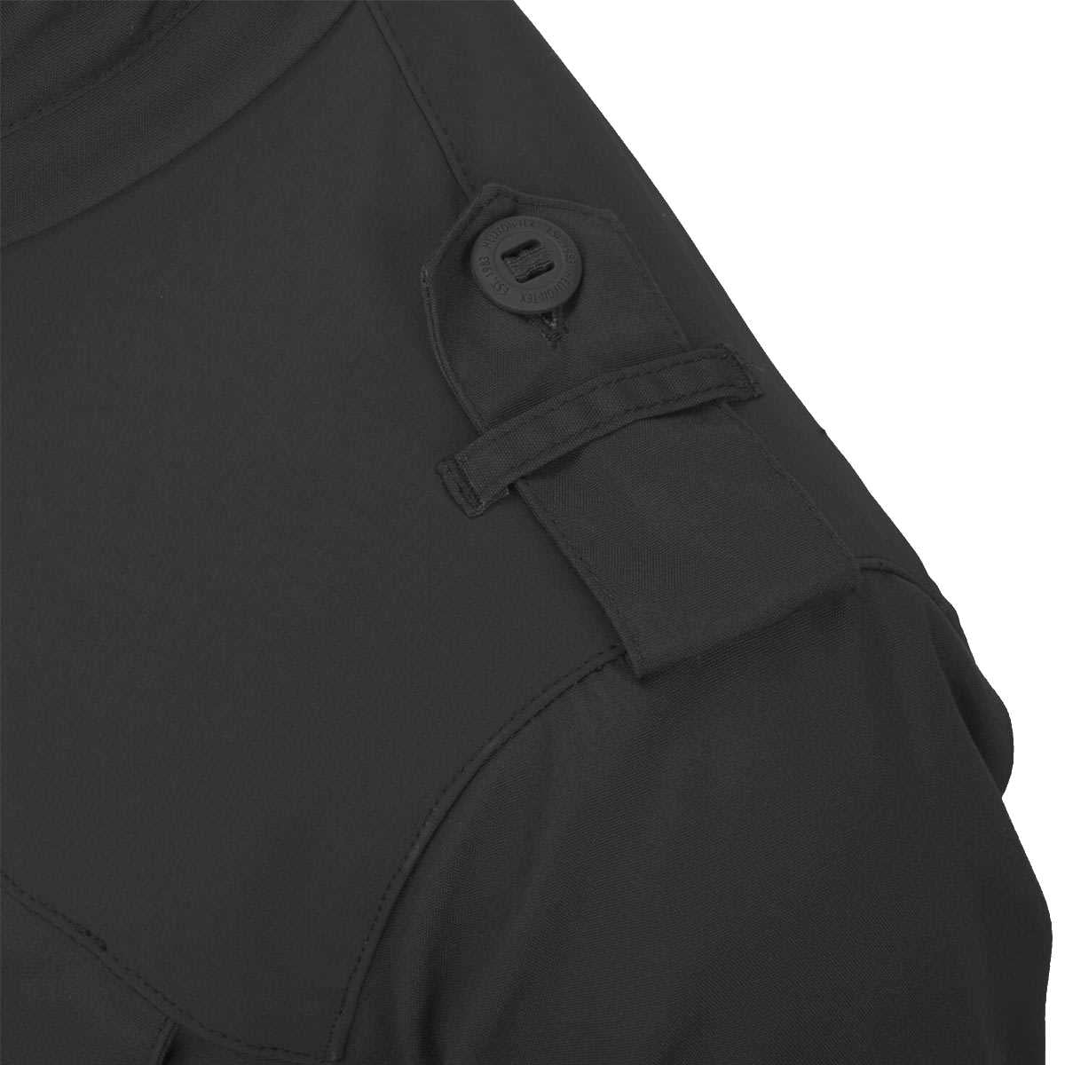 helikon ash grey covert m65 jacket with shoulder epaulettes