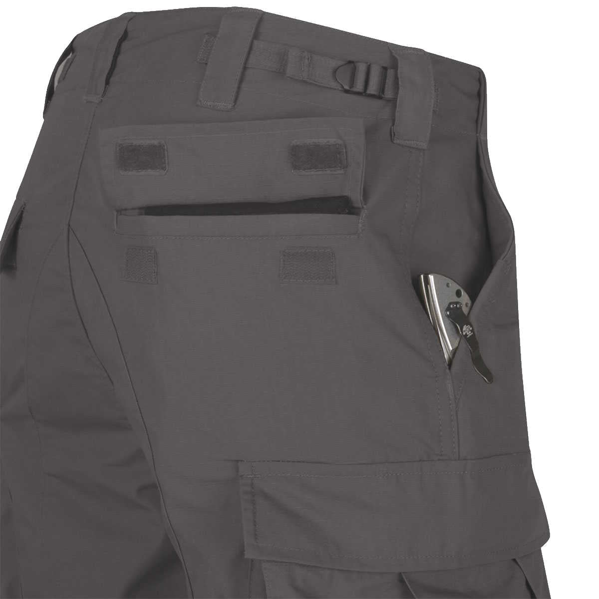 helikon bdu grey mk2 trousers velcro closure rear pockets