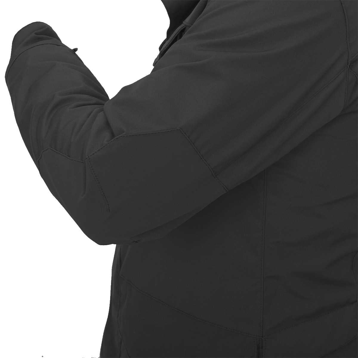 helikon tex reinforced elbows of ash grey m65 covert jacket