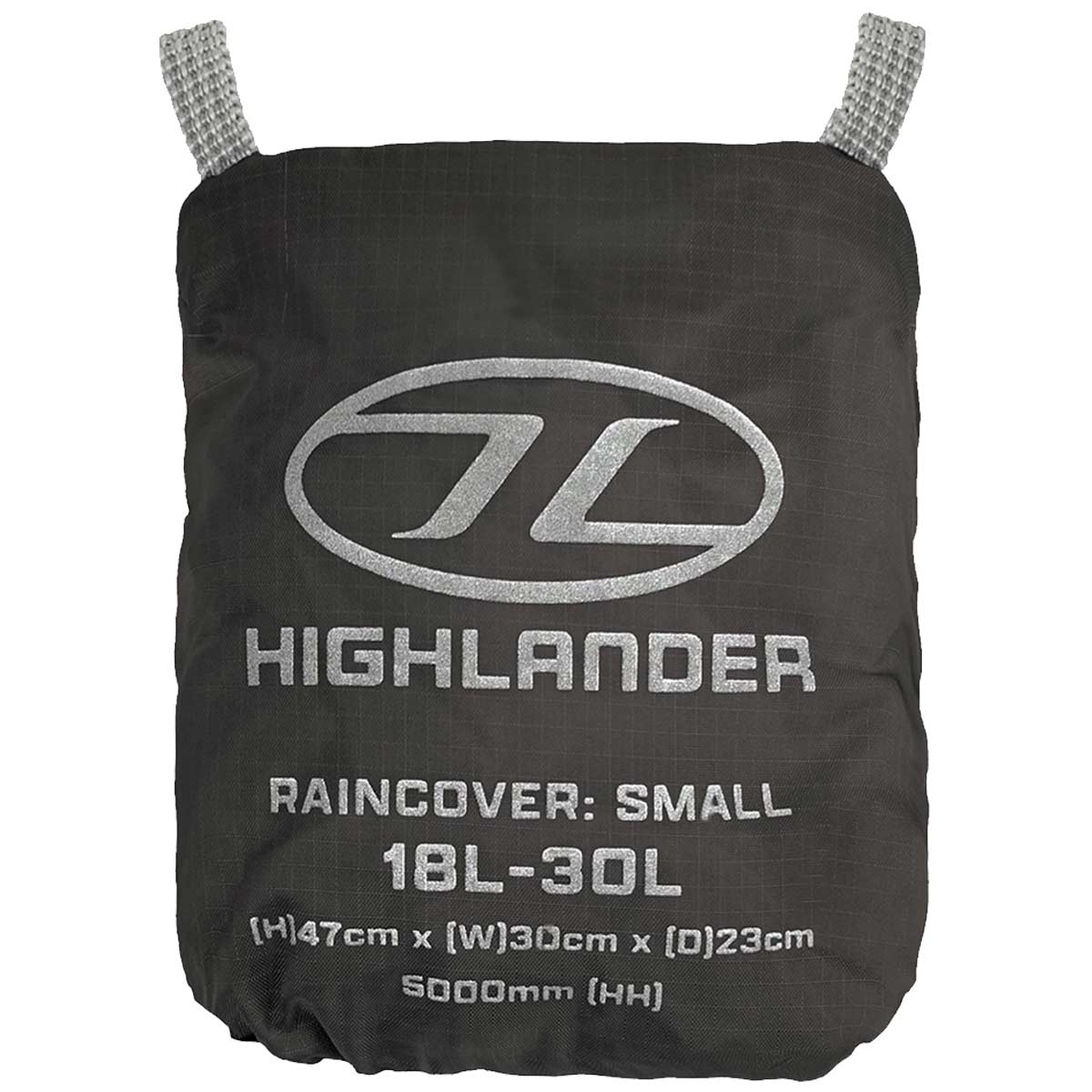 highlander ducks back raincover front pack black small